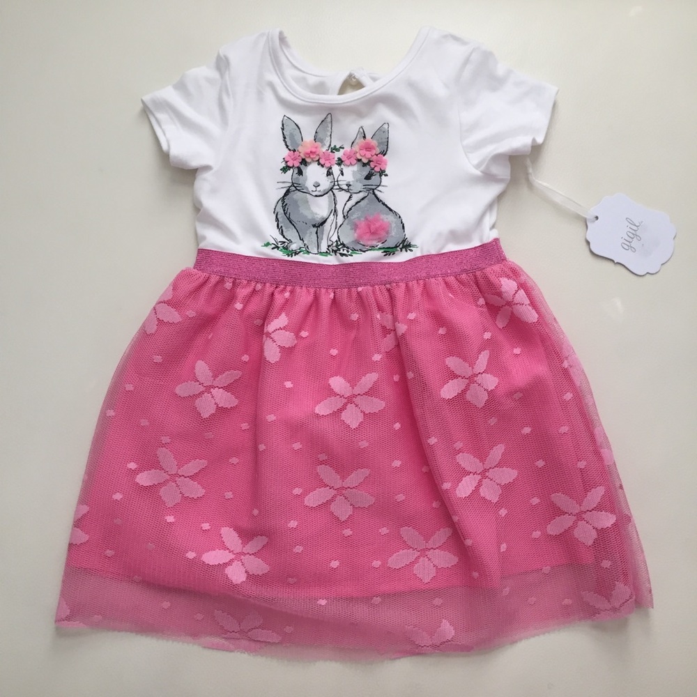 Princess bunny pink tutu cute dress